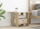 Bedside Table 2 pcs Sonoma Oak 41 x 40 x 45 cm Engineered Wood 8000425