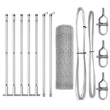 Welded Wire Fence with Concrete Base 10 x 0.5 m 3353750