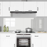 Kitchen Backsplash 2 pcs Transparent 90 x 60 cm Tempered Glass 3415538