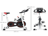 Exercise Bike, 8kg Flywheel Stationary Bike Indoor Cycling Machine with Adjustable Resistance Seat T3398P376865