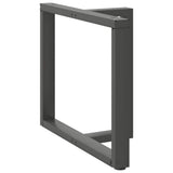 Dining Table Legs T-Shaped 2 pcs Anthracite 90x35x cm Steel 4013066