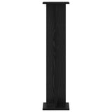 Plant Stand 2 pcs Black Oak 25 x 25.5 x 100.5 cm 899629