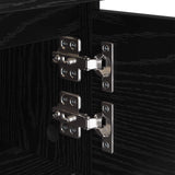 Bedside Cabinet 2 pcs Black Oak 40 x 35 x 50 cm Engineered Wood 882668
