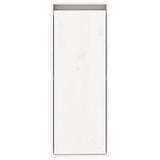 Wall Cabinet White 30x30x80 cm Solid Wood Pine 813497