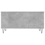 ZNTS Coffee Table Concrete Grey 90x44.5x45 cm Engineered Wood 830976