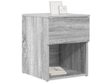 Bed Cabinet 2 pcs Grey Sonoma 29 x 31.5 x 49 cm Engineered Wood 8001108