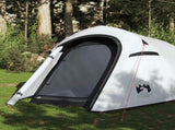 Camping Tent Tunnel 3-Person White Blackout Fabric Waterproof 94603