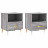 Bedside Cabinets 2 pcs Grey Sonoma 40x35x47.5 cm Engineered Wood 827417