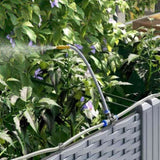 Garden Planter 5 pcs LiGht Grey 120 x 120 x 126 cm PP 42002901