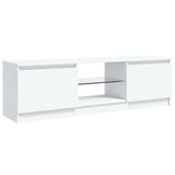 TV Cabinet with LED Lights White 120x30x36 cm 804283