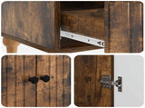 Sideboard Smoked Oak 66 x 34.5 x 95 cm Engineered Wood 894210