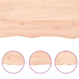Wall Shelf 80x20x4 cm Untreated Solid Wood Oak 363540