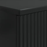 Bathroom Sink Cabinet HAARLEM Black 82 x 41x 58.5 cm 896796