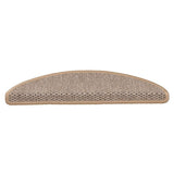 Stair Mats Self-adhesive Sisal-Look 15 pcs 56x17x3 cm Light Beige 326868