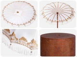 Balinese Parasol with Base 2 pcs Cream 3433018