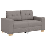 ZNTS 3 Piece Sofa Set with Cushions in Taupe Fabric 3324634