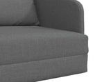 Folding Sofa Bed Dark Grey 65 x 80 x 83 cm Fabric 42030495