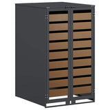 Wheelie Bin Storage with Gas Lift-up Lid for 240L Bin Steel 42018681