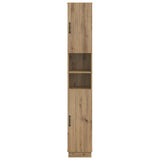 Bathroom Cabinet with Open Shelf HOORN Artisan Oak 897264