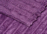 Throw Blankets 6 pcs Purple 200 x 150 cm Fleece 42016902