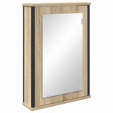 Bathroom Furniture Set with Shelf 3 pcs Brown Engineered wood 3345140