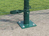 Welded Wire Fence with Concrete Base 10 x 1.6 m 3353497