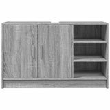 Sink Cabinet Grey Sonoma 90x29x55 cm Engineered Wood 848127