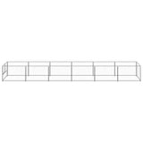 Dog Kennel Silver 6 m Steel 3082104