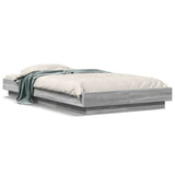 Bed Frame without Mattress Grey Sonoma 75x190 cm Small Single 3281250