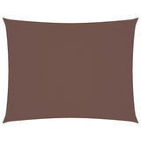 Sunshade Sail Oxford Fabric Rectangular 6x8 m Brown 135828