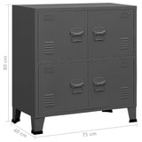 Storage Chest Anthracite Steel, plastic Medium Storage 339627