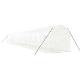 Greenhouse with Steel Frame White 32 m 16x2x2 m 3188034