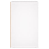 Bedside Cabinet White 50x36x60 cm Engineered Wood 816728