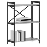 Bookshelf 60 x 30 x 85 cm Engineered Wood Grey sonoma 868398