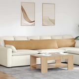 Sofa Pillows 2 pcs Brown 200 x 40 cm Corduroy Fabric 42013893