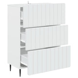 Drawer Cabinet White 66 x 34.5 x 92 cm Engineered Wood 894375