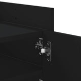 TV Cabinet Black 100x35x40 cm Engineered Wood 848375