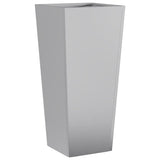 Garden Planters 35x35x75 cm 2 pcs Galvanised Steel 851091