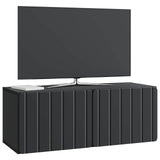 Wall-Mounted TV Cabinet Black 78.5 x 31 x 30 cm Engineered Wood 898376