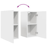 6 Piece TV Cabinet Set White Engineered Wood 3078698