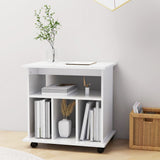 Storage Cabinet High gloss white Engineered wood 60 x 45 x 60 cm 808482