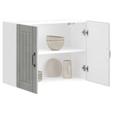 Kitchen Wall Cabinet Lucca Concrete Grey Engineered Wood 853831