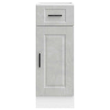 Kitchen Base Cabinet Porto Concrete Grey Engineered Wood 853941