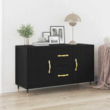 Sideboard Black Oak 100 x 36 x 60 cm Engineered Wood 862956