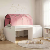 Bed with Tunnel 4 pcs Artisian Oak and Pink Engineered Wood 3423656