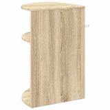 End Table Sonoma Oak 39.7 x 39.7 x 60 cm Engineered Wood 891132