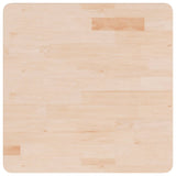 Square Table Top 60x60x1.5 cm Untreated Solid Wood Oak 342916