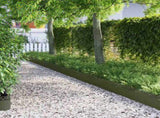 Lawn Edgings 20 pcs Olive Green 103 x 0.05 x 22 cm Steel 874775