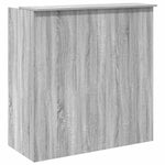 Reception Desk Grey Sonoma 100x50x103.5 cm Engineered Wood 3324165