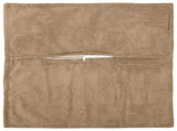 Cushion Cover 6 pcs HOUTEN Brown 80 x 80 cm Corduroy 921658